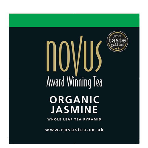 Novus Thee Organic Jasmine Green Tea Piramide Theezakje