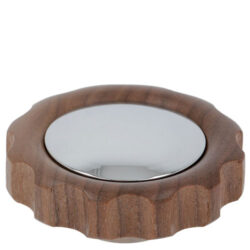 BaristaPro Draaiknop Walnoot Hout 64mm 6x6mm