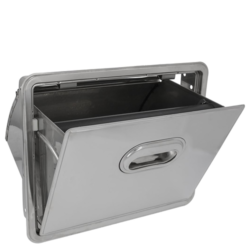 Priolinox Uitkloplade Kantelbaar inbouw 345x240x270mm